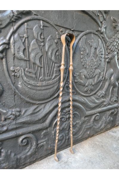 Antike Französische Kaminzange