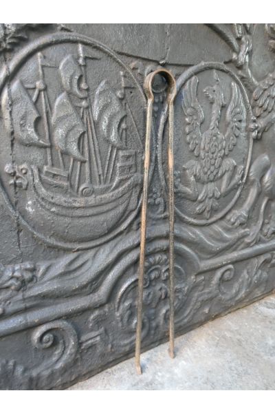 Antike Französische Kaminzange