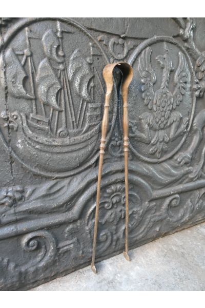 Antike Französische Kaminzange