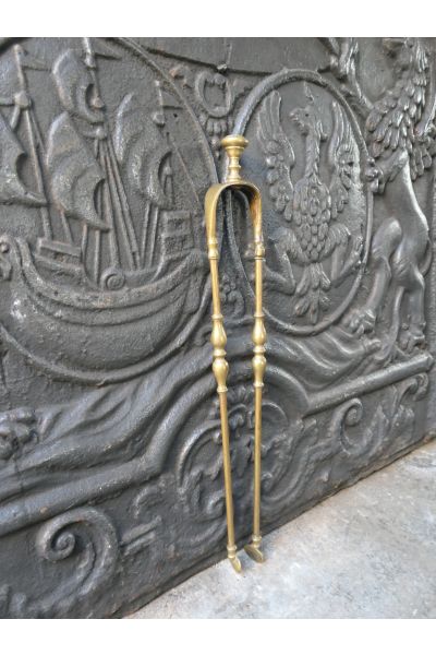 Antike Französische Kaminzange