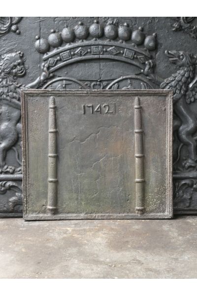 Kaminplatte 'Säulen des Herkules'