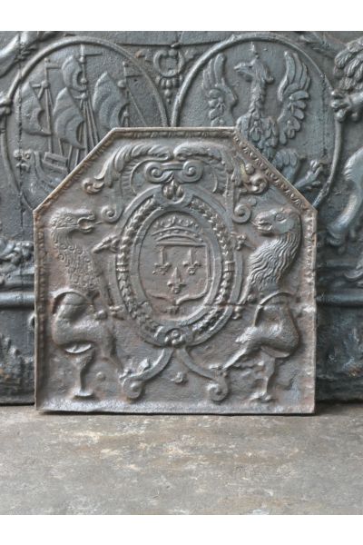 Kaminplatte 'Wappen von Frankreich'