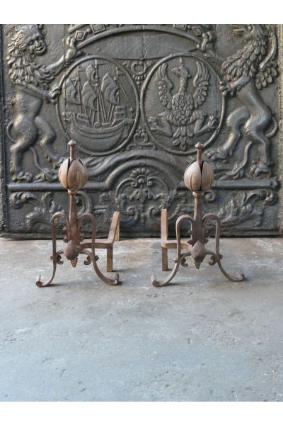 Jugendstil Kaminhunde