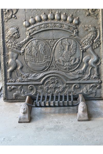 Antiker Französischer Kaminrost