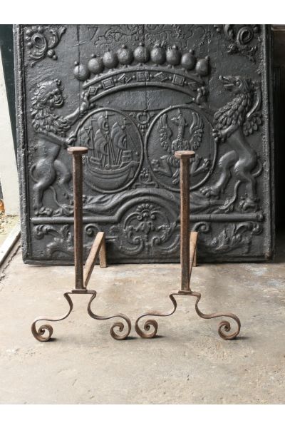Kaminhunde Ludwig XV