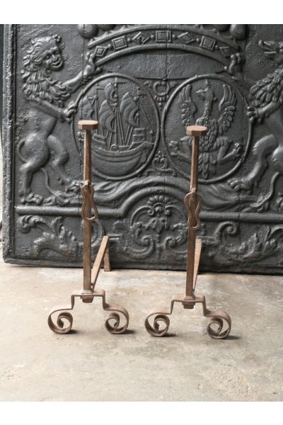 Kaminhunde Ludwig XV