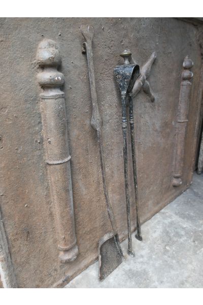 Antikes Französisches Kaminbesteck