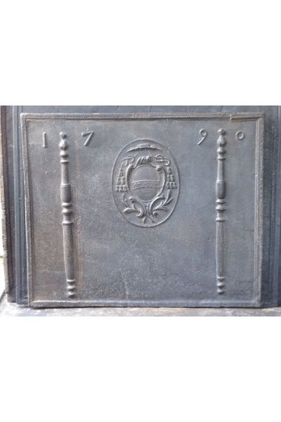 Kaminplatte 'Wappen'