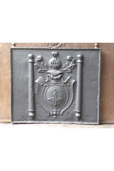 Kaminplatte 'Wappen'