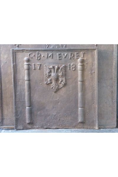 Kaminplatte 'Wappen'