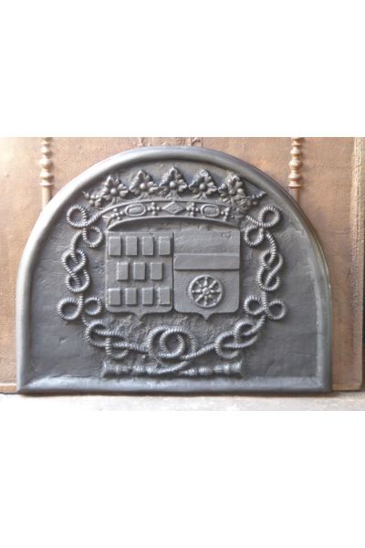 Kaminplatte 'Wappen De Rostaing'