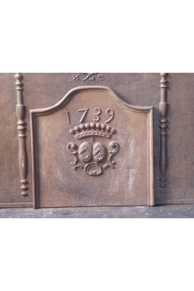 Kaminplatte 'Wappen'