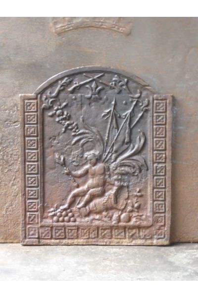 Historismus Ofenplatte Metall