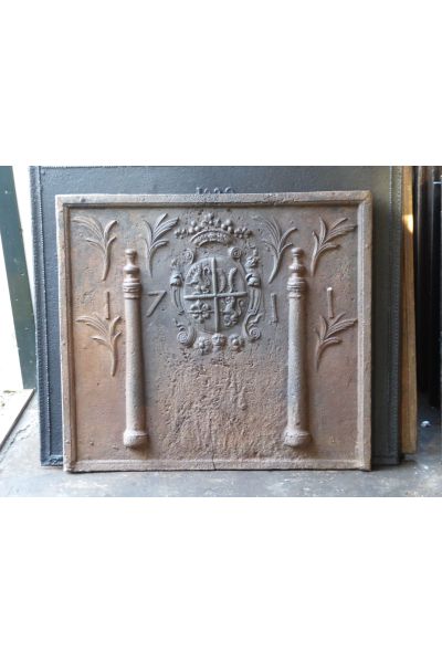 Kaminplatte 'Wappen'