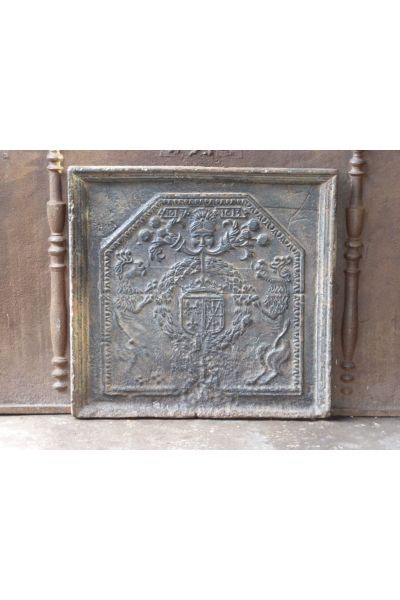 Kaminplatte 'Wappen von Frankreich und Navarre'