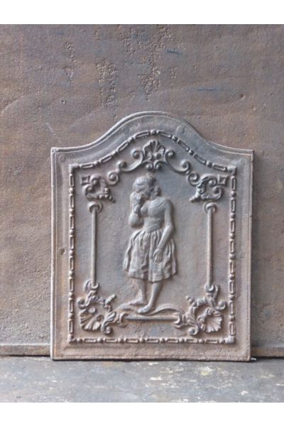 Kaminplatte 'Frau'