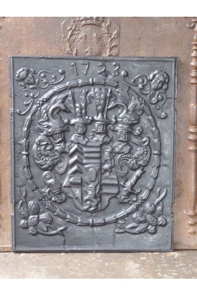 Kaminplatte 'Wappen'