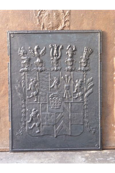Kaminplatte 'Wappen'