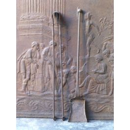 Antikes Französisches Kaminbesteck ga1339 | Charles Nijman Fireplace