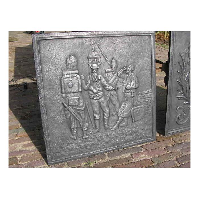 Kaminplatte Die Soldaten