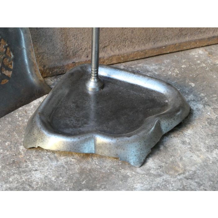 Antikes Englisches Kaminbesteck aus Polierte Stahl 
