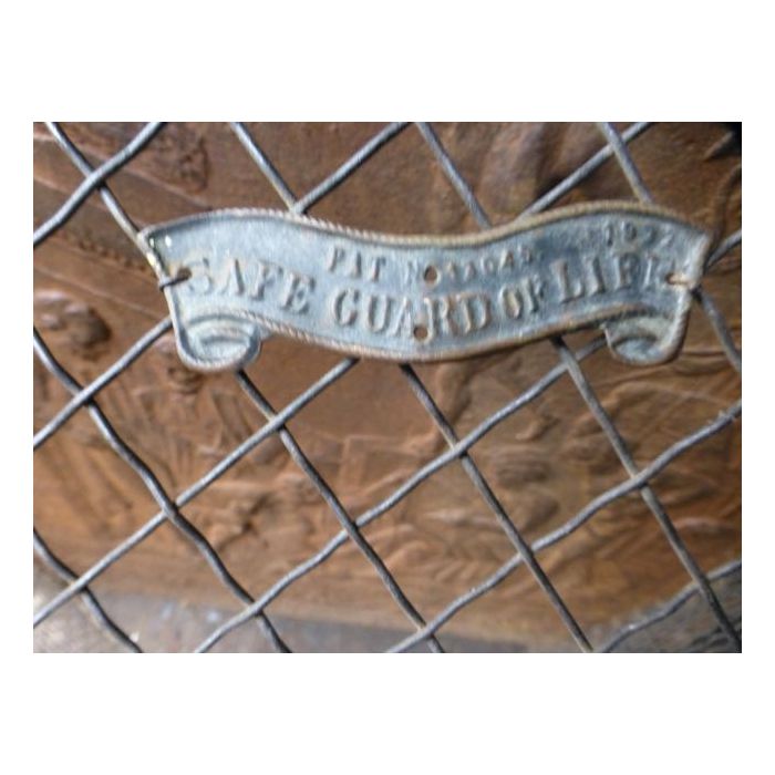 Englischer Funkenschutzgitter aus Eisen-Gitter 