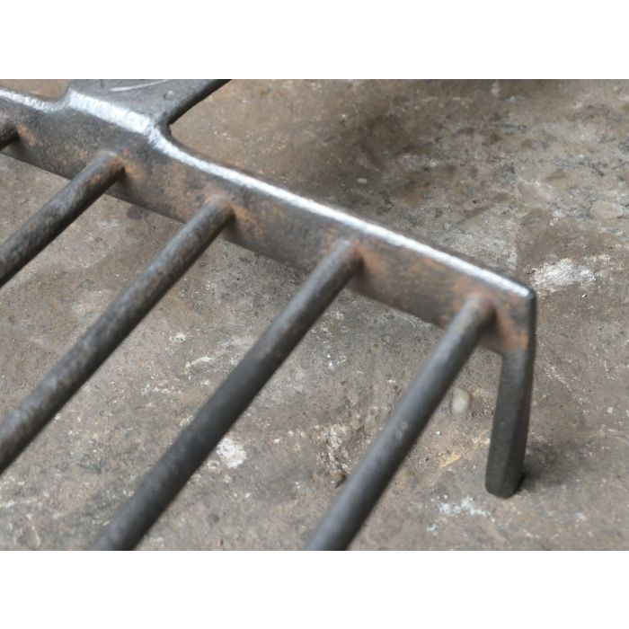 Dekorierter Bratrost aus Polierte Stahl 