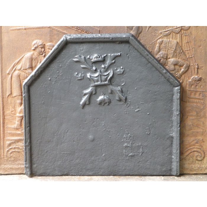 Kaminplatte 'Wappen von Burgund' aus Gusseisen 