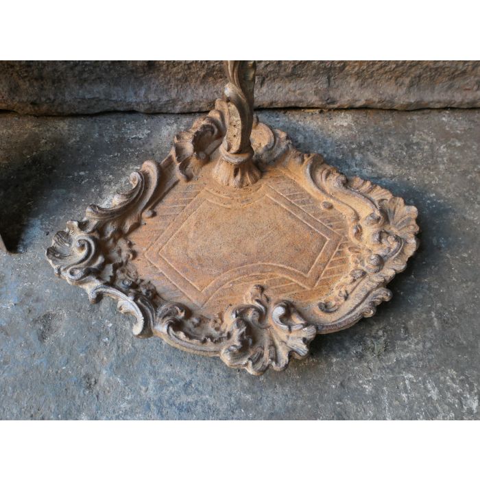 Viktorianisches Kaminbesteck aus Schmiedeeisen, Messing 
