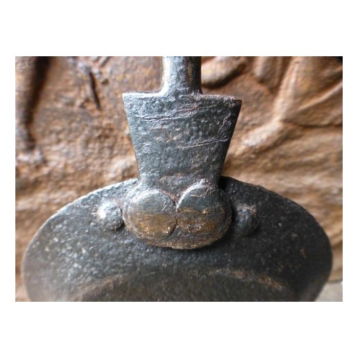 Antike Englische Kaminschaufel aus Schmiedeeisen 