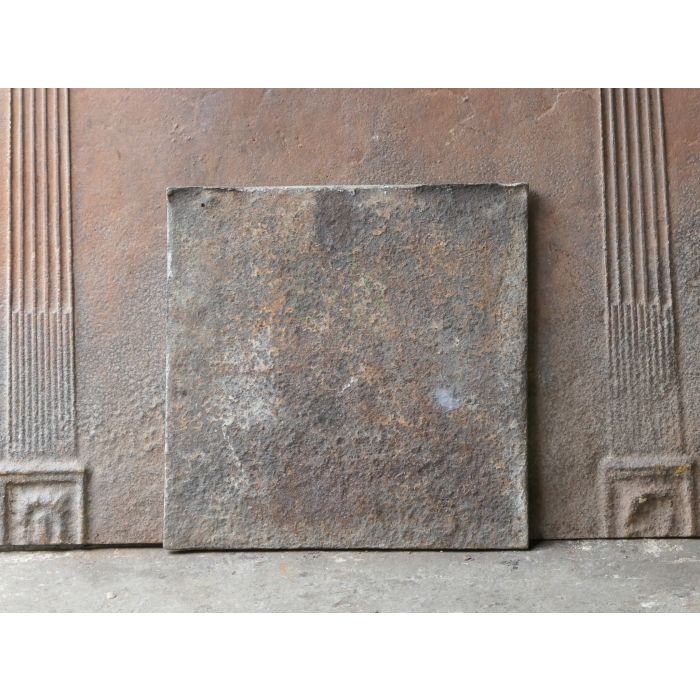 Historismus Ofenplatte Metall aus Gusseisen 