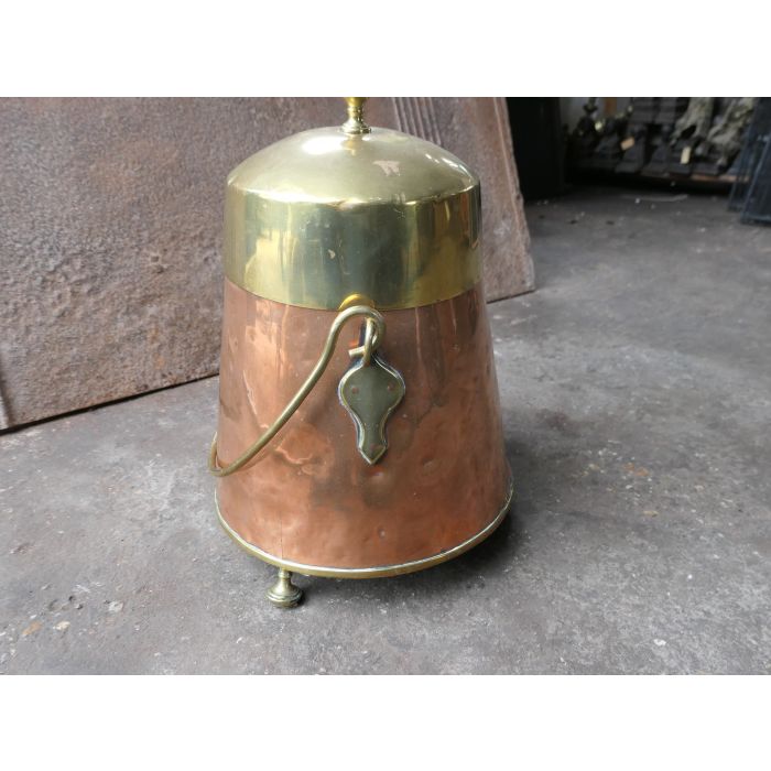 Antiker 'Doofpot' (Kupfer) aus Messing, Kupfer 