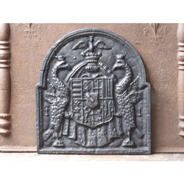 Wappen Henri II von Lotharingen aus Gusseisen 