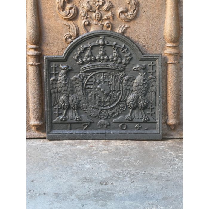 Kaminplatte 'Wappen von Lorraine' aus Gusseisen 