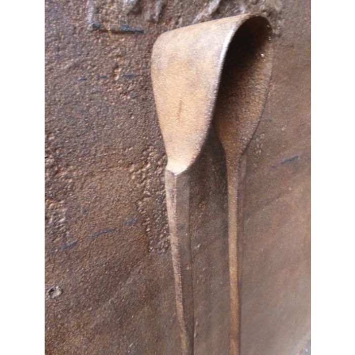 Antikes Französisches Kaminbesteck aus Schmiedeeisen 