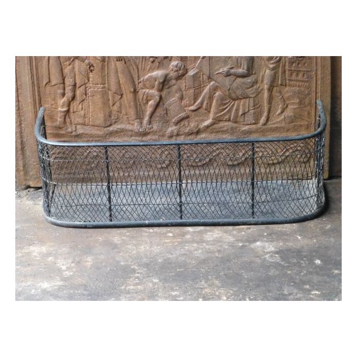 Antiker Kaminschutzgitter aus Eisen-Gitter, Eisen 
