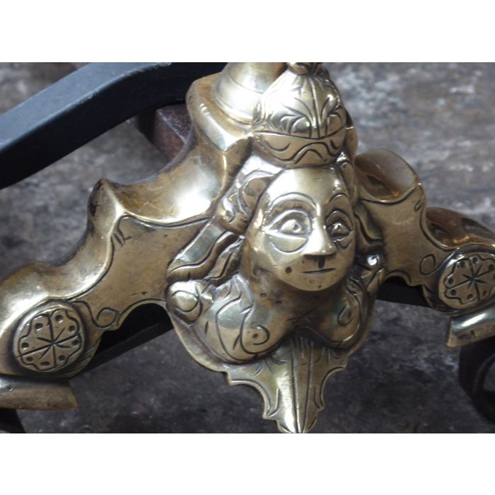 Kaminkorb - Feuerkorb aus Schmiedeeisen, Bronze 