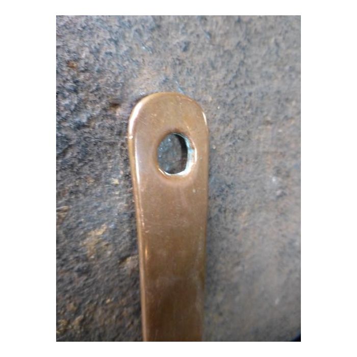 Antiker Schaumlöffel aus Messing, Kupfer 