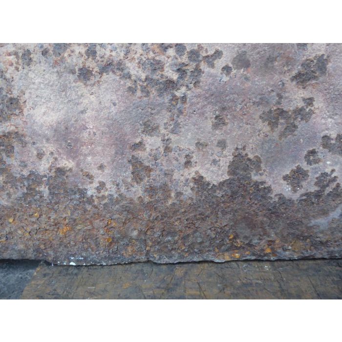 Kaminplatte 'Flora' aus Gusseisen 