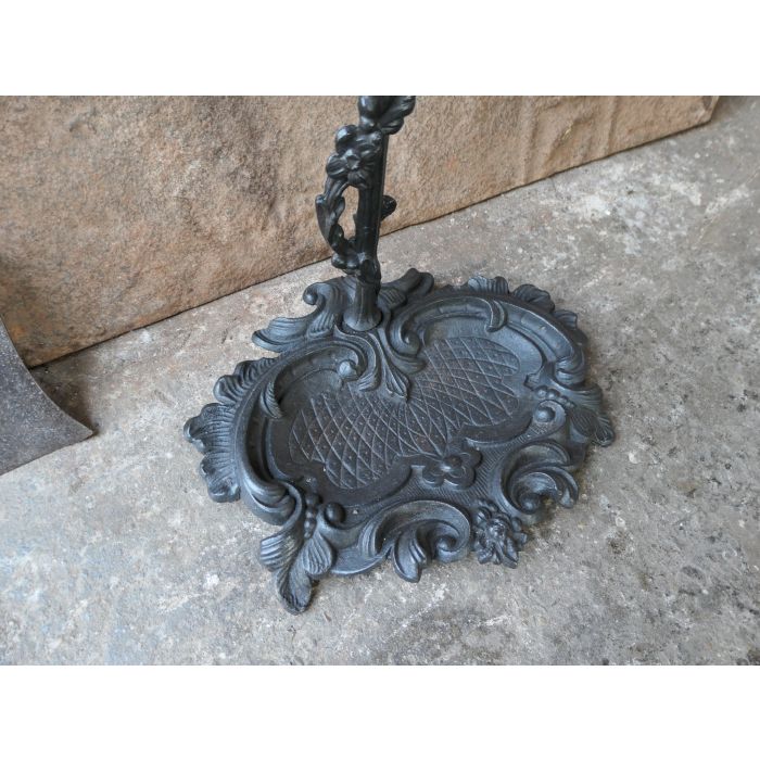 Viktorianisches Kaminbesteck aus Gusseisen, Schmiedeeisen, Bronze 