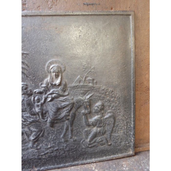 Kaminplatte 'Maria und Joseph' aus Gusseisen 