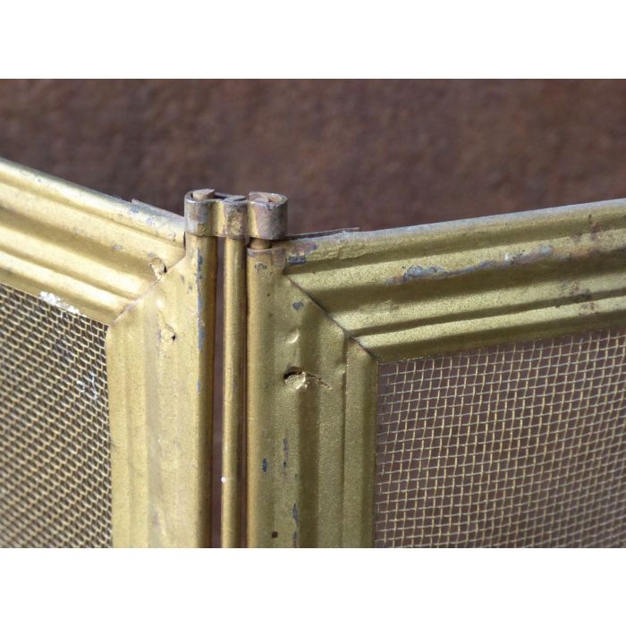 Französischer Funkenschutz aus Eisen-Gitter, Eisen 