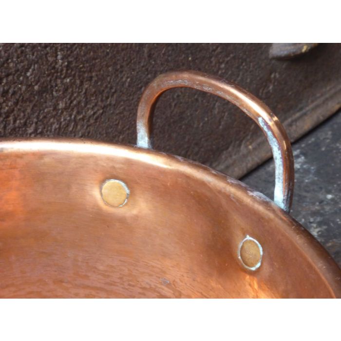 Holzkorb Poliertes Kupfer aus Messing, Poliertes Kupfer 