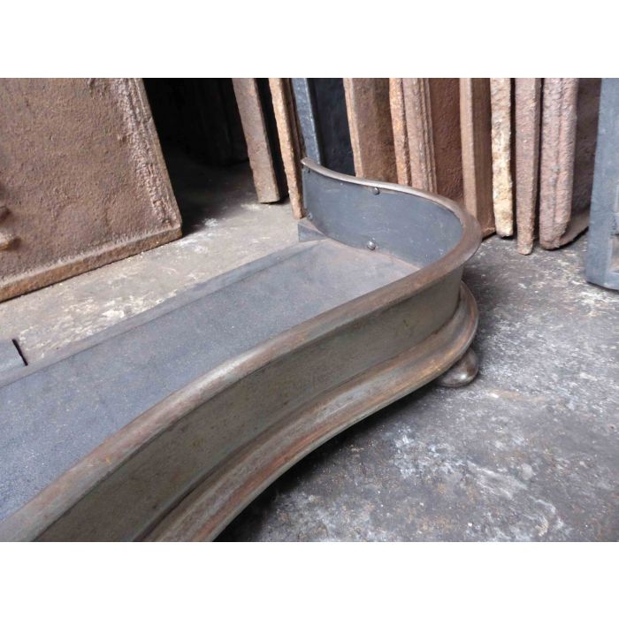 Viktorianischer Kaminvorsatz aus Polierte Stahl, Eisen 