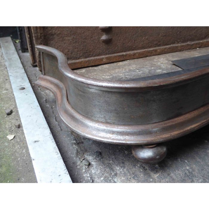 Viktorianischer Kaminvorsatz aus Polierte Stahl, Eisen 