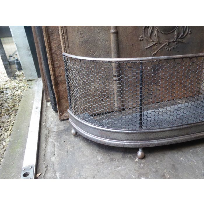 Viktorianischer Kaminschutzgitter aus Eisen-Gitter, Eisen 