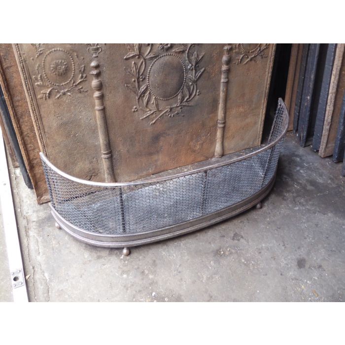 Viktorianischer Kaminschutzgitter aus Eisen-Gitter, Eisen 