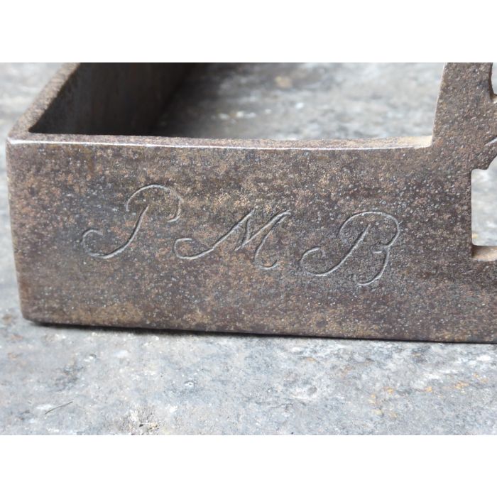Viktorianischer Kaminvorsatz aus Schmiedeeisen, Messing, Eisen 