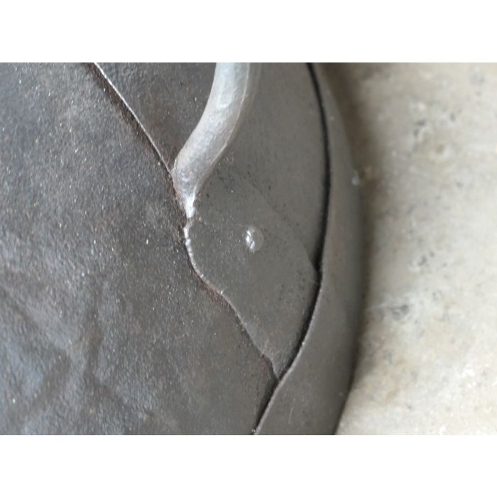 Antiker 'Doofpot' (Kupfer) aus Schmiedeeisen 