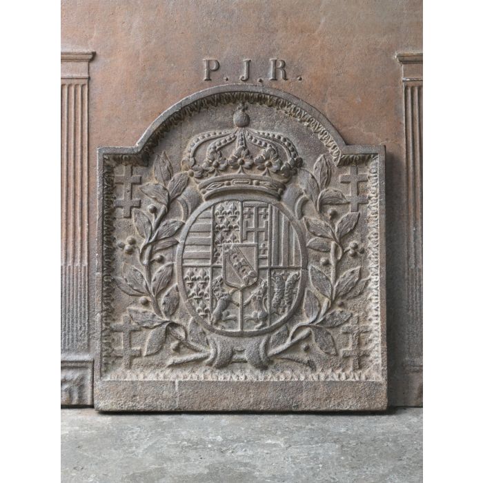 Kaminplatte 'Wappen von Lorraine' aus Gusseisen 